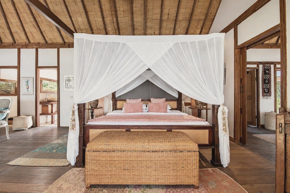 Villa 1, bedroom 1, The Gili Beach Resort, Gili Trawangan