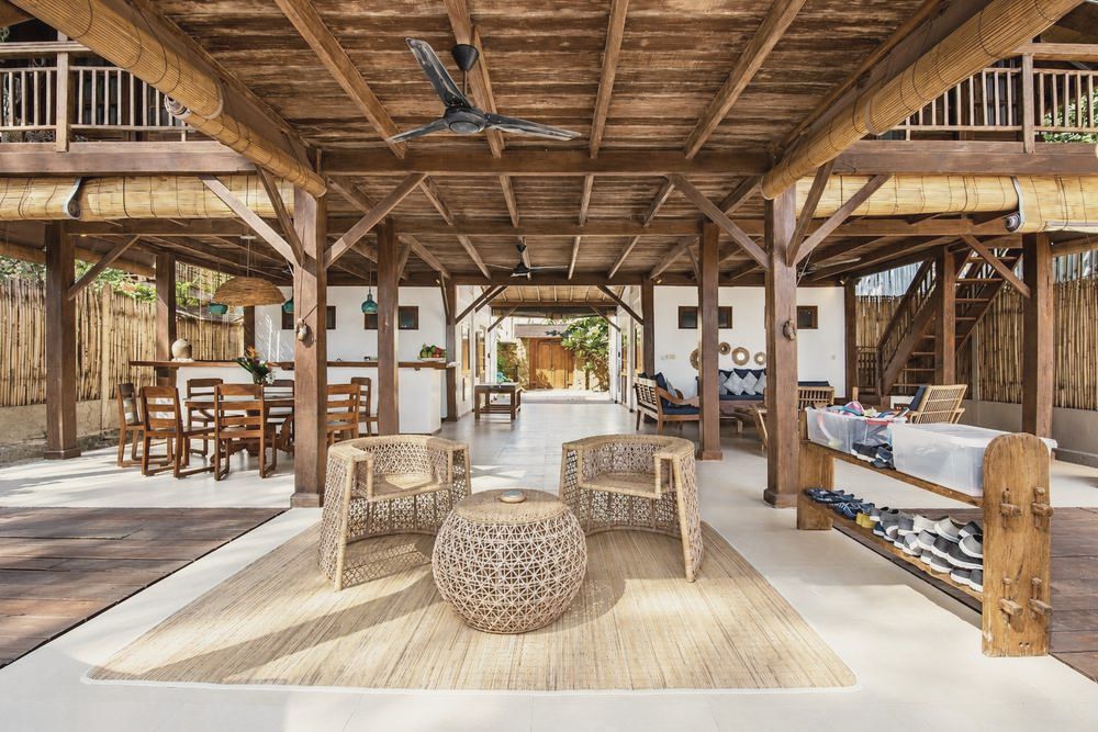 Villa 1, living area 1, The Gili Beach Resort, Gili Trawangan