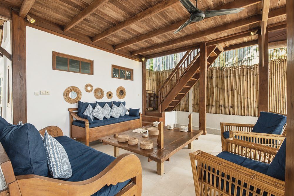Villa 1, living area 2, The Gili Beach Resort, Gili Trawangan
