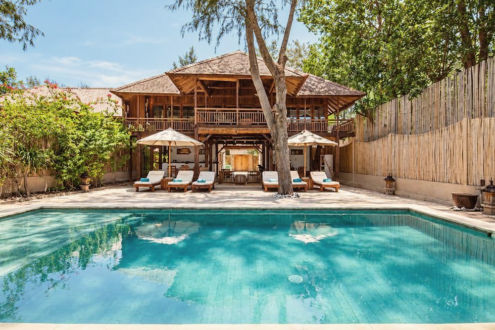 Villa 1, pool and exterior 5, The Gili Beach Resort, Gili Trawangan