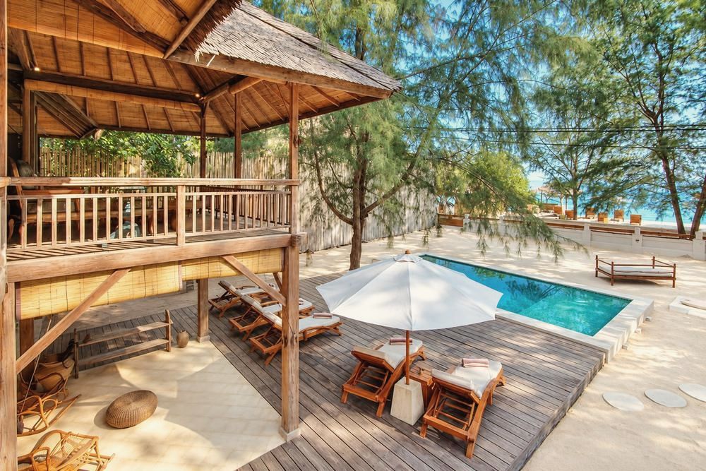 Villa 1, pool and exterior 8, The Gili Beach Resort, Gili Trawangan