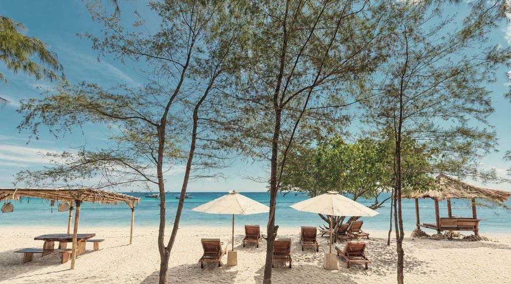 Villa 2, plage 2, The Gili Beach Resort, Gili Trawangan