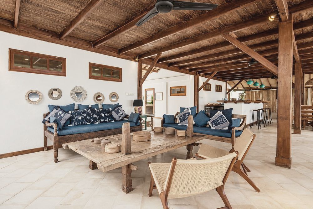 Villa 2, espace de vie 3, The Gili Beach Resort, Gili Trawangan