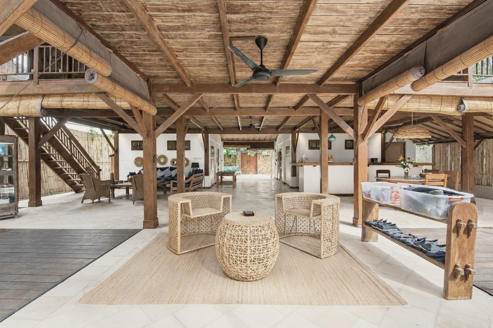 Villa 2, espace de vie 7, The Gili Beach Resort, Gili Trawangan