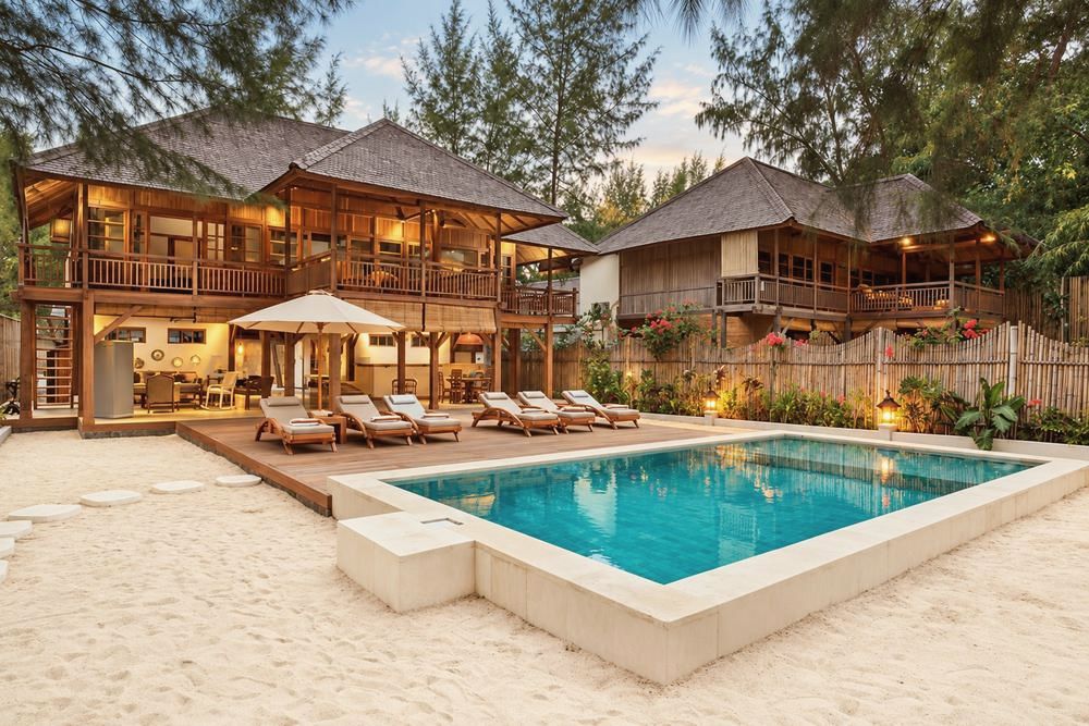Villa 2, piscine et extérieur 1, The Gili Beach Resort, Gili Trawangan