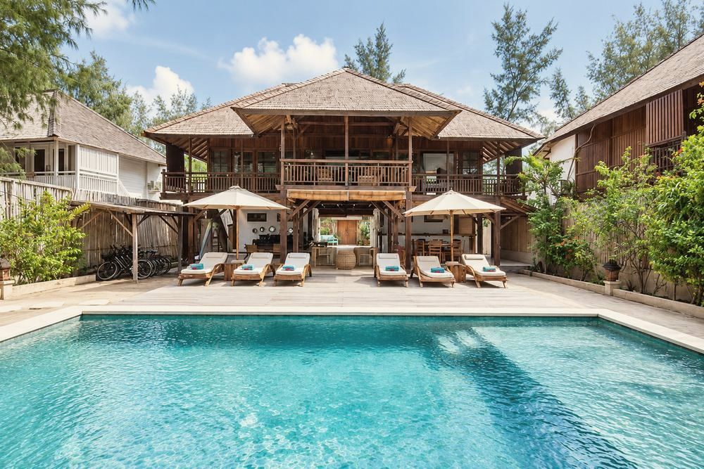Villa 2, piscine et extérieur 2, The Gili Beach Resort, Gili Trawangan