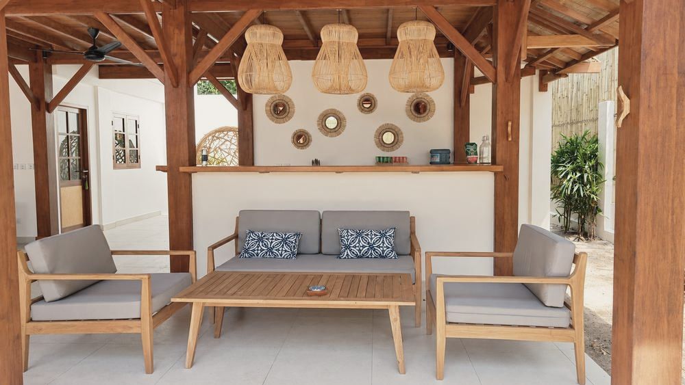 Villa 3, living area 1, The Gili Beach Resort, Gili Trawangan
