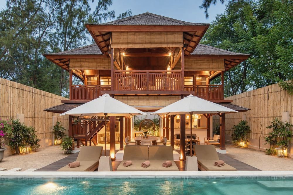 Villa 3, pool and exterior 4, The Gili Beach Resort, Gili Trawangan